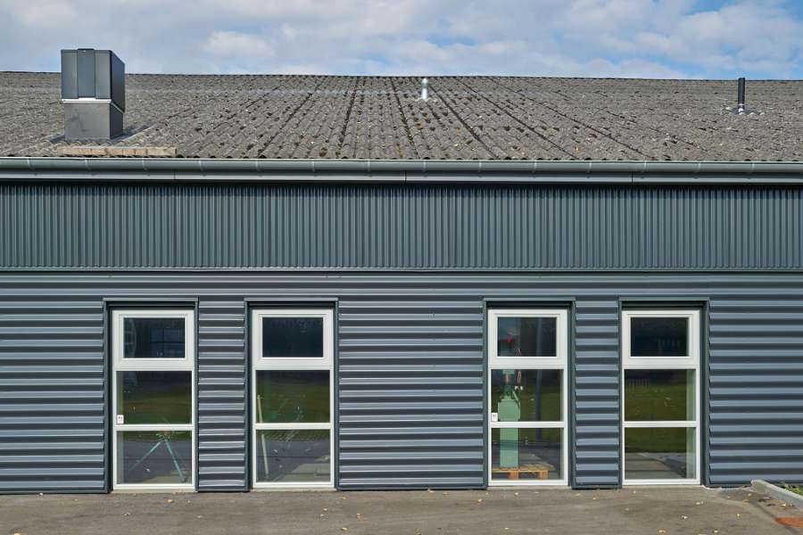 Interessante Fassade dank weniger Tricks, Hjorslevvej 7, 5450 Otterup